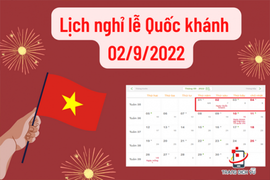 THÔNG BÁO LỊCH NGHỈ LỄ THÁNG 9 CỦA NEW SYSTEM VIETNAM