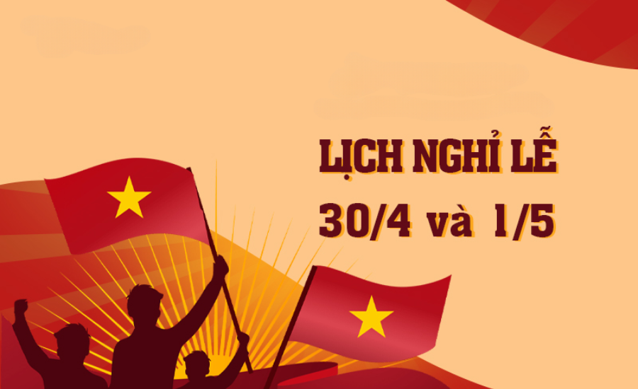 Thông Báo Lịch Nghỉ Lễ Tháng 4 và tháng 5 năm 2024 của New System Vietnam